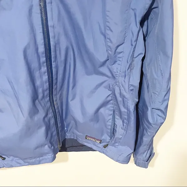 Patagonia Womens Small Blue Vented Breathable Full‎ Zip Hooded Light Weight - Image 3