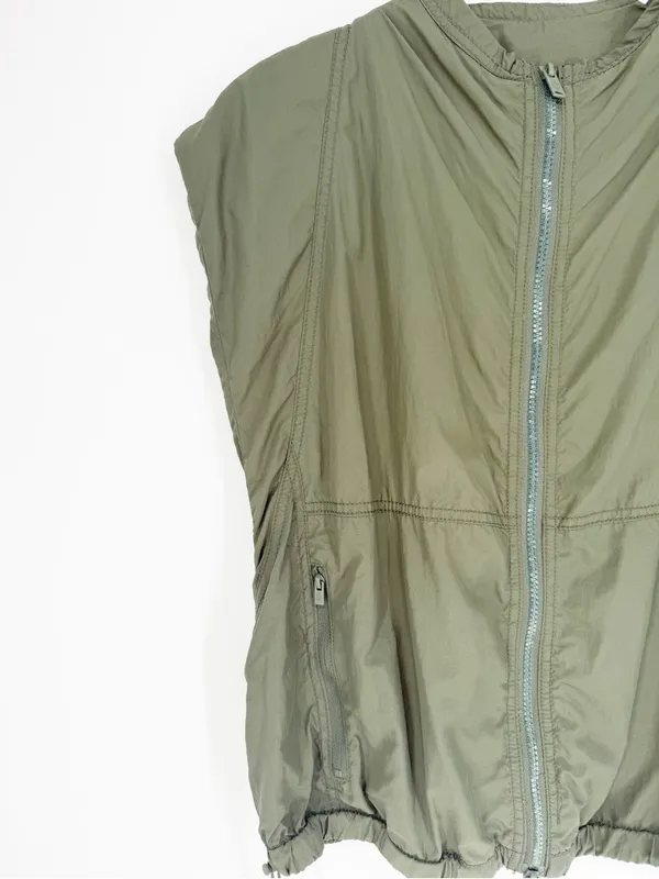Free People Dune Dash Vest Women's M Green - Image 4