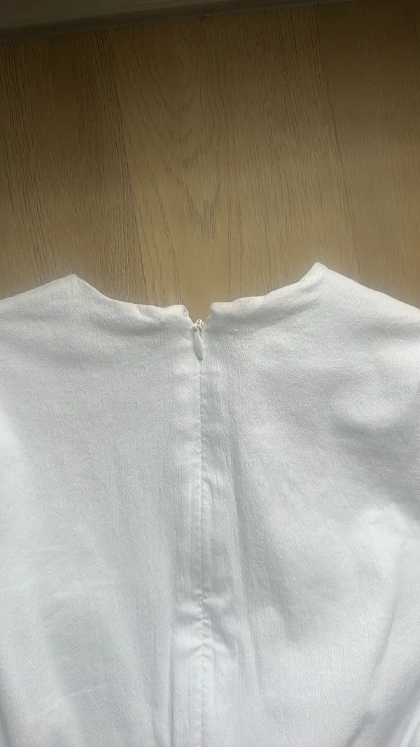 Abercrombie Dress Mini White Linen - Image 5