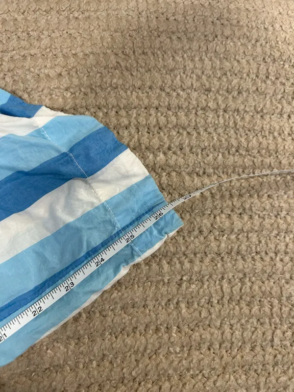 Anthropologie blue and white striped pajama pants - Image 11