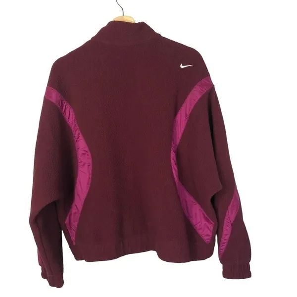 Nike Archive Remix Sweatshirt Fleece Sweatshirt Dark Beetroot & Cactus Flower XL - Image 3