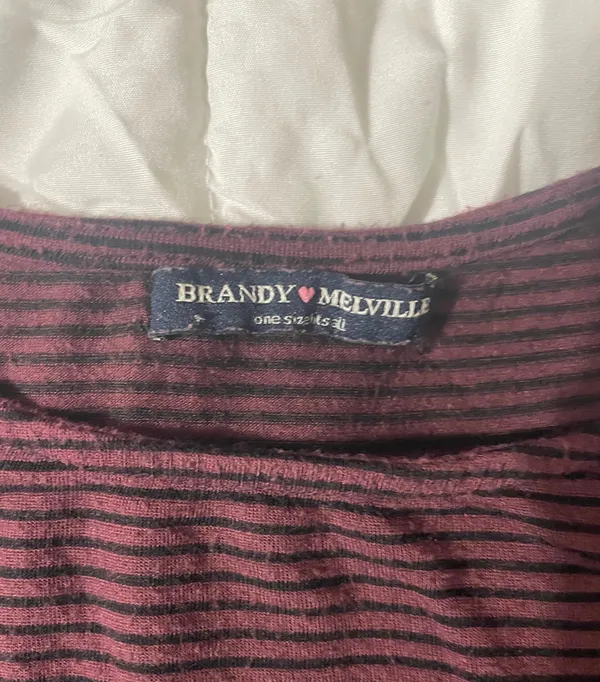 Striped Long Sleeve Crop - Image 3