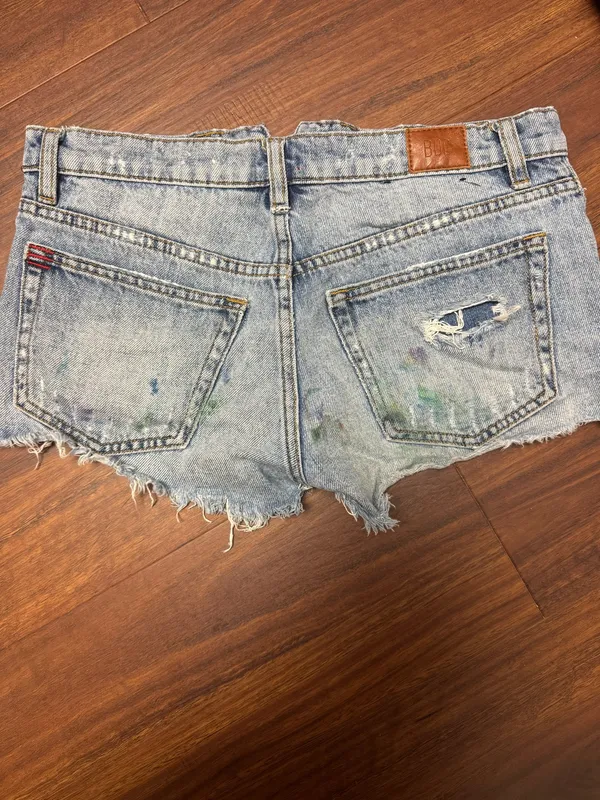 BDG Urban Outfitters Jean Shorts Mid-Rise Essential - Image 2