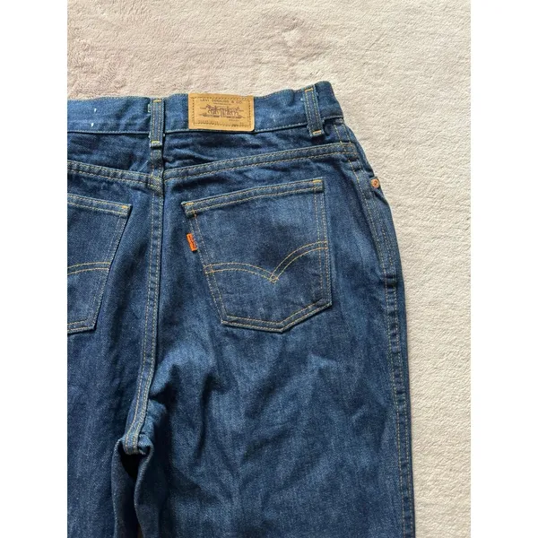 Vintage‎ Levis 25035 Jeans Women's Dark Wash High Waist Orange Tab 90s Size 16 - Image 4