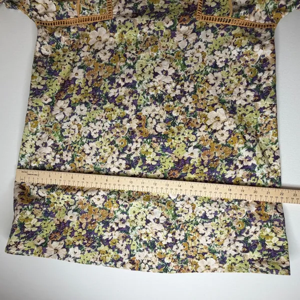 NWT‎ & Other Stories Scalloped Mini Dress Sz XS Floral Cottage Romantic Feminine - Image 15
