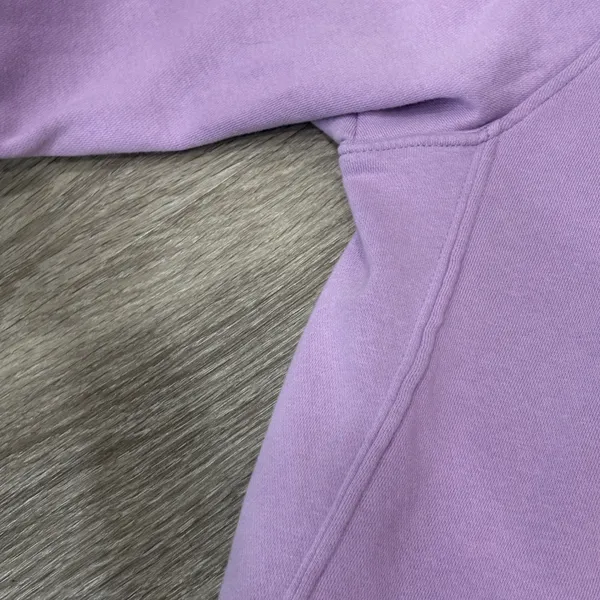 Nike Unisex Floral Embroidered Crewneck Sweatshirt Lavender Purple Large Cottage - Image 6