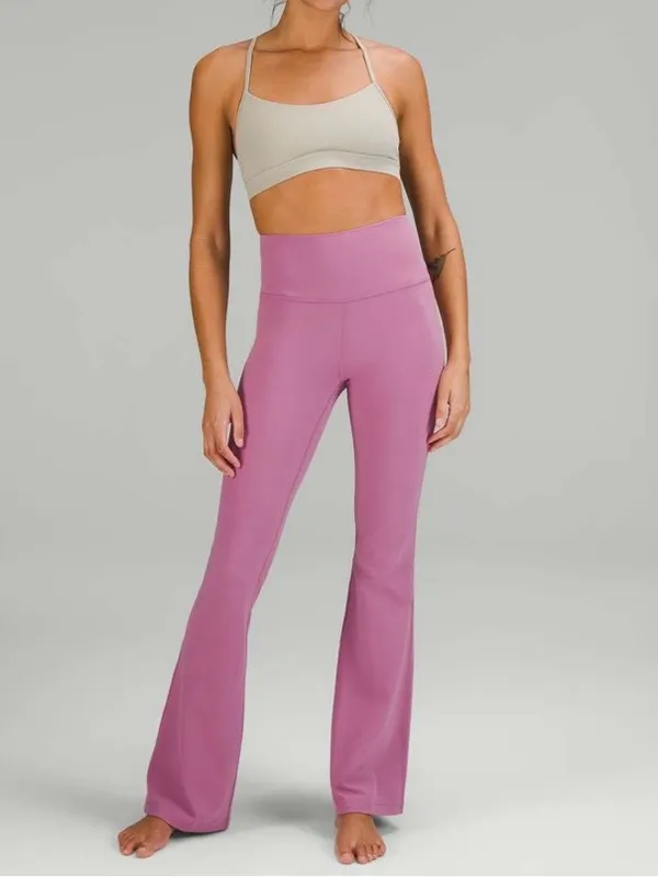 Lululemon Groove Super-High-Rise Flared Pant Nulu, Size 4 - Image 3