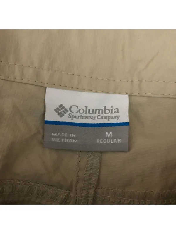 Columbia Women's Aruba Convertible Pants Nylon Beige M Lightweight Hiking - Image 3
