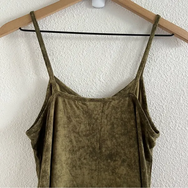 LOGO Layers by Lori Goldstein Crushed Velvet Contrast Tank US M - Image 7