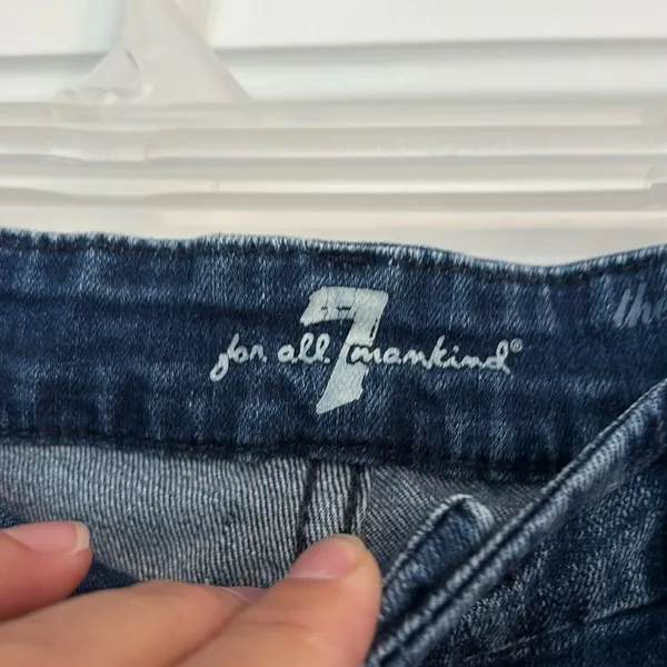 7 for All Mankind Midrise Cropped Skinny Jean - Image 2