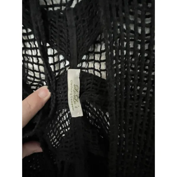 Lulus Clothing Co Crochet Fairy Goth Witchy Shawl Wrap - Image 7