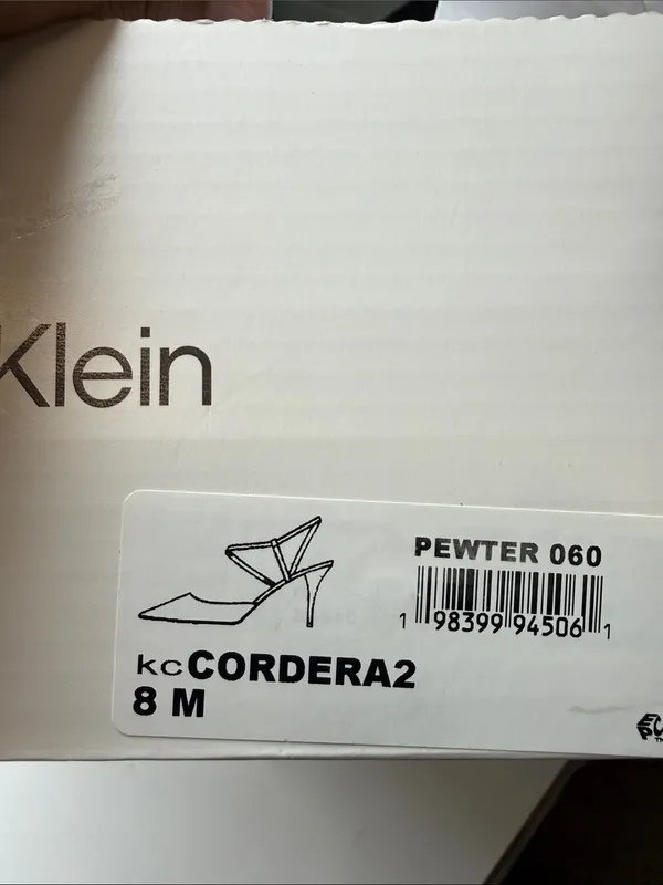 Calvin Klein Women's Cordera Strappy Slip-On Stiletto Pumps Size 8M - Image 8