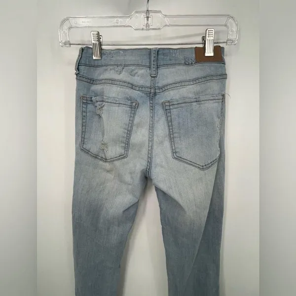 Aeropostale blue jeans size‎ 0 with rips - Image 5