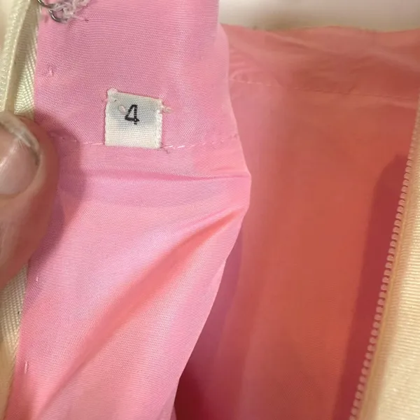 Sherri Hill Pink Lace Sequin Top‎ Open Back Bow Tie Crop Party Evening Cocktail - Image 14