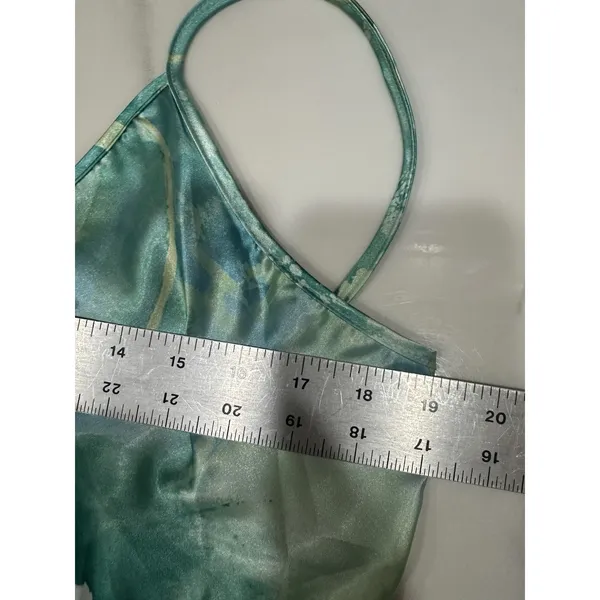 Vintage Petra Fashions 2 piece Lingerie Set Cami & Shorts Satin Pajamas Sz.Large - Image 4