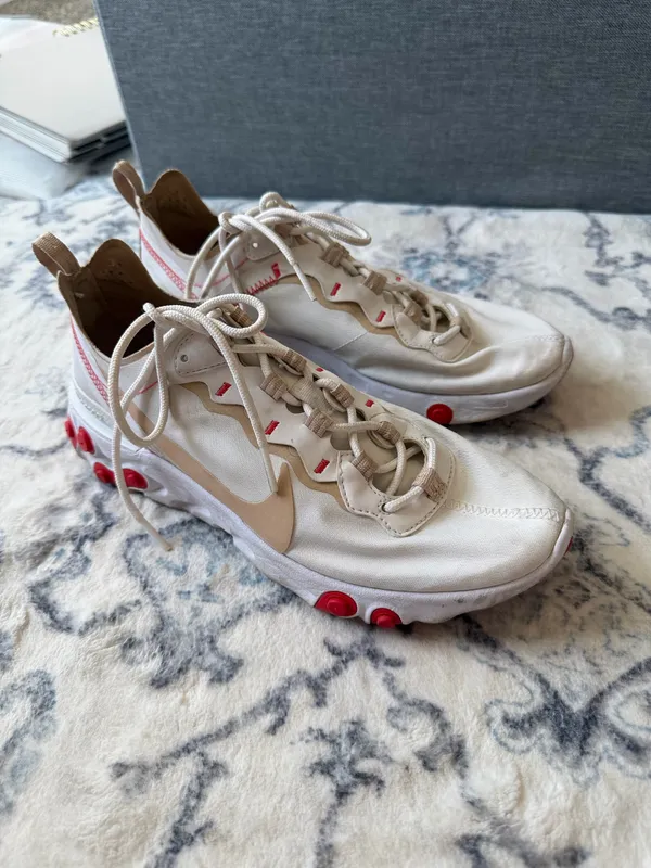 Nike WMNS react element 55 "Desert Ore White" - Image 2