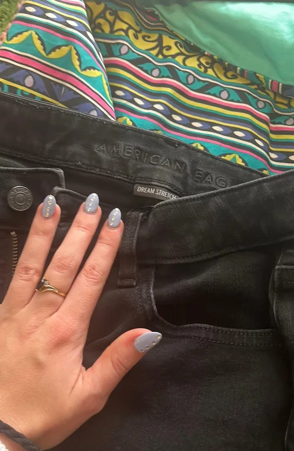 Black High Rise Jeggings - Image 3