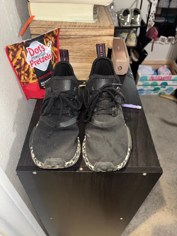 Adidas Black leapord shoes  - Image 2