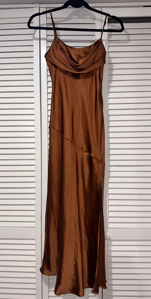 Hello Molly Satin Midi Dress - Image 3