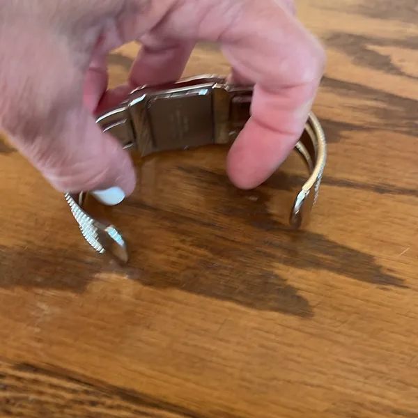 Silver Cuff Watch - Image 3