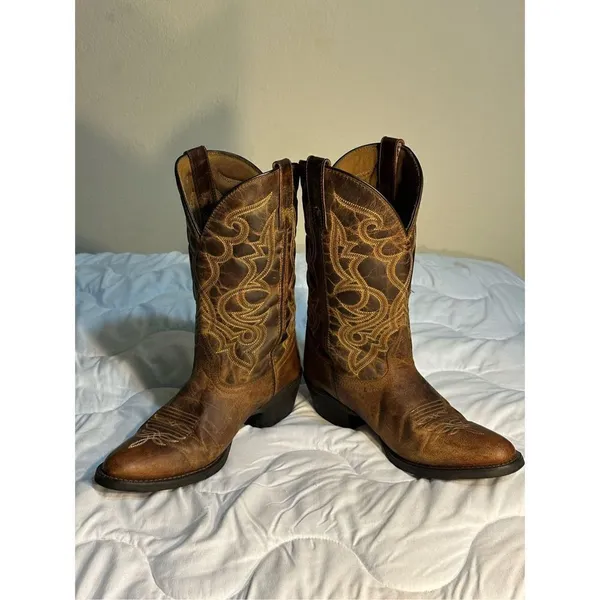 Laredo Cowgirl Leather Boots Size 9.5 M - Image 2