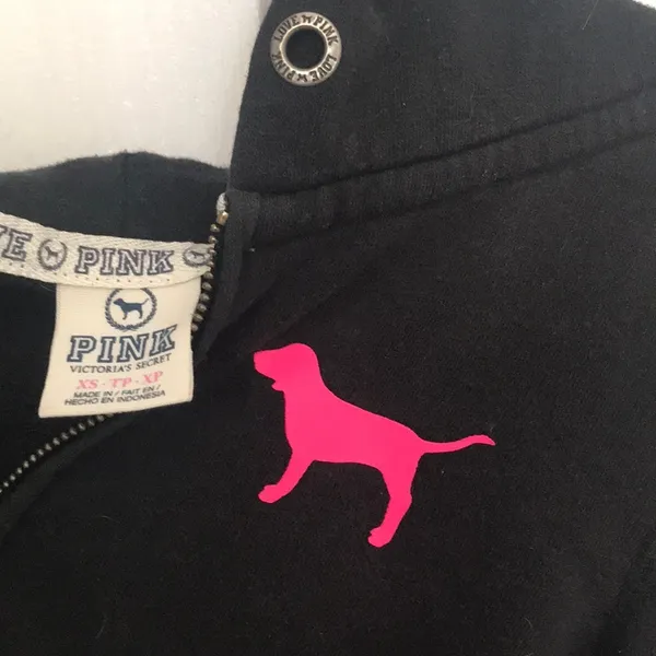 Victoria’s Secret pink zip up hoodie - Image 4