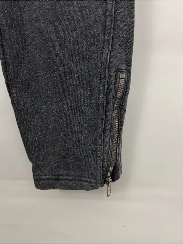 Victoria's Secret PINK Charcoal Gray Zipper Ankle Jogger Sweatpants Medium - Image 2