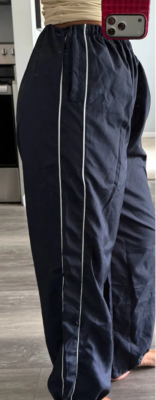 Navy Blue Track Pants - Image 3