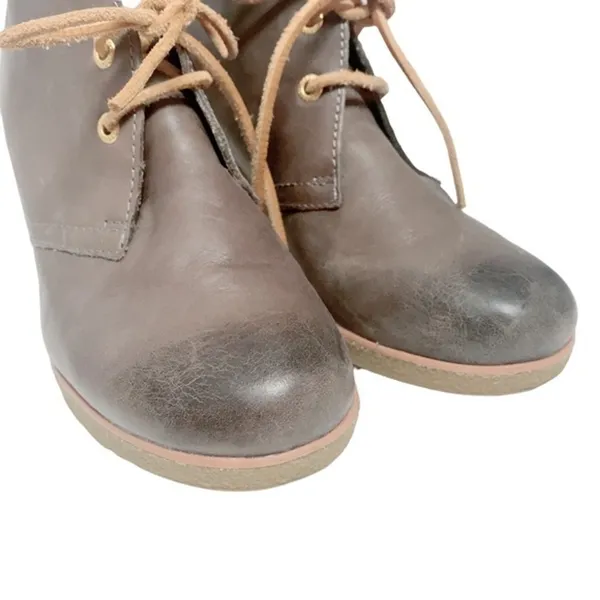 Sperry TopSider Harlow Wedge Chukka Boots Womens‎ Size 8M Burnished Leather - Image 3