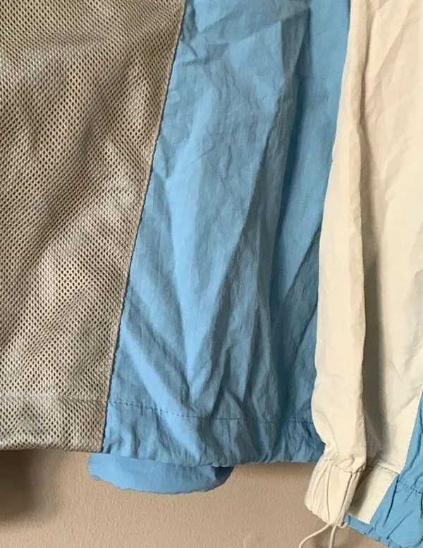 Cali sport + jacket windbreaker rain jacket Blue Size 1X - Image 5