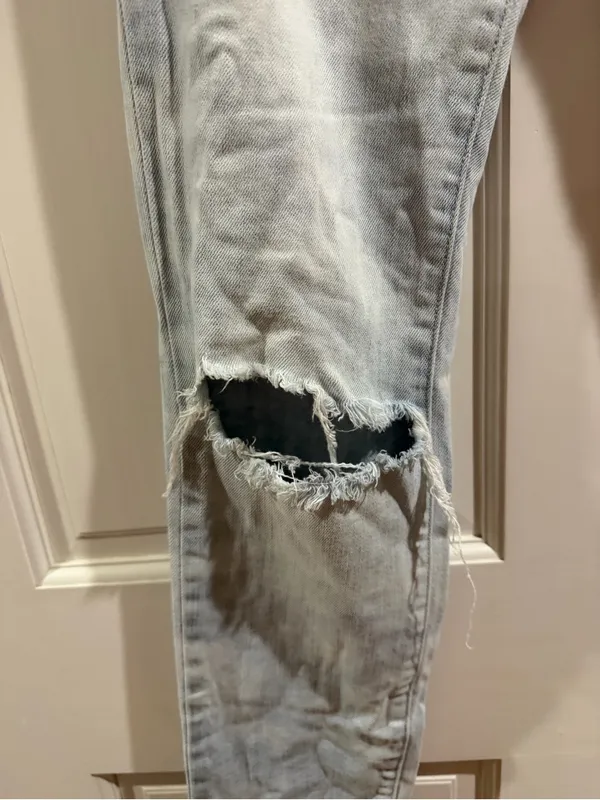 American Eagle Outfitters Light Blue Stretch Skinny Jeans - Image 7
