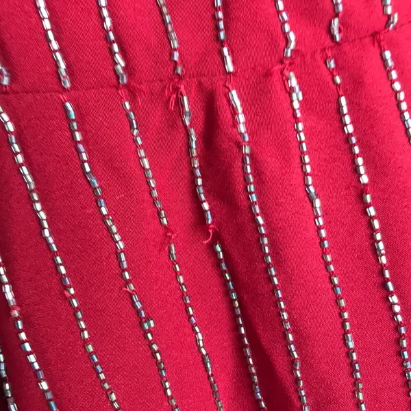 Revolve Lovers Friends Caterina Red Embellished Dress NEW Christmas party - Image 7