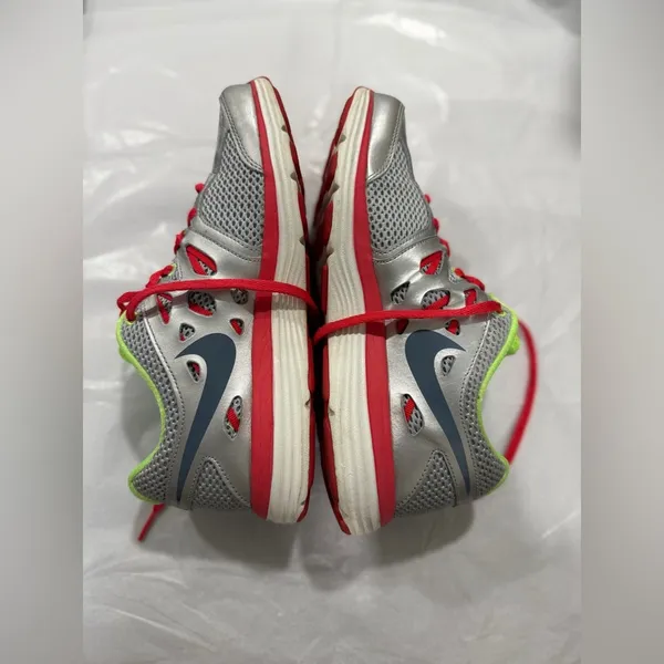 Nike Dual Fusion Running Shoes Silver Red Volt Women’s Size 8 - Image 10
