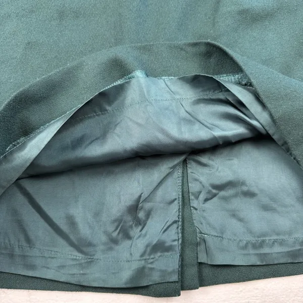 Pendleton Wool Skirt Size 32" Waist @Medium Pencil‎ Lined Green Preppy - Image 5