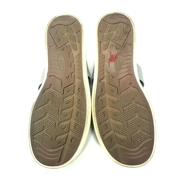 Keen Size 8 Canvas Casual‎ Sneaker Flat Comfort Shoes Gray Strappy Closure - Image 7