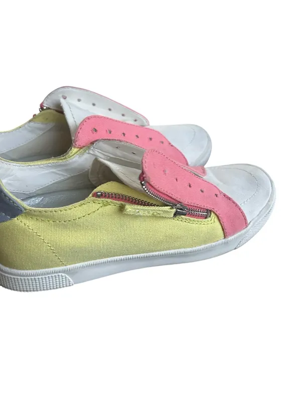 Dolce Vita Miya preppy colorful neon side zip sneakers ladies size 8.5 M US retr - Image 11