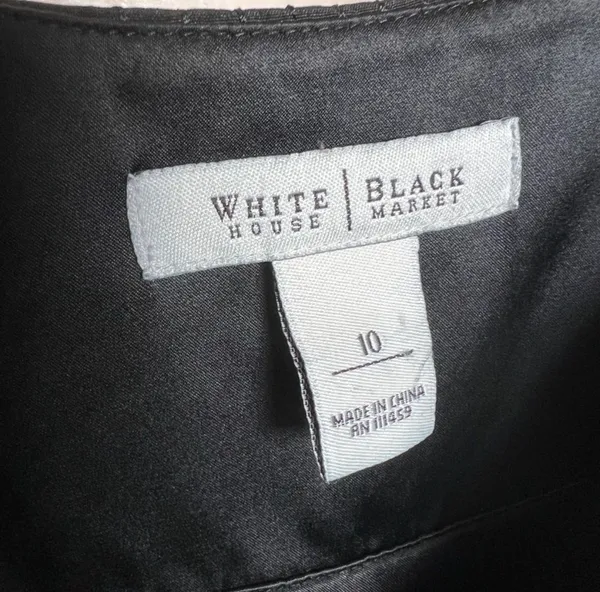 White House | Black Market CLEAROUT! LBD Little Black Cocktail Dress Size 10 Like New - Image 5