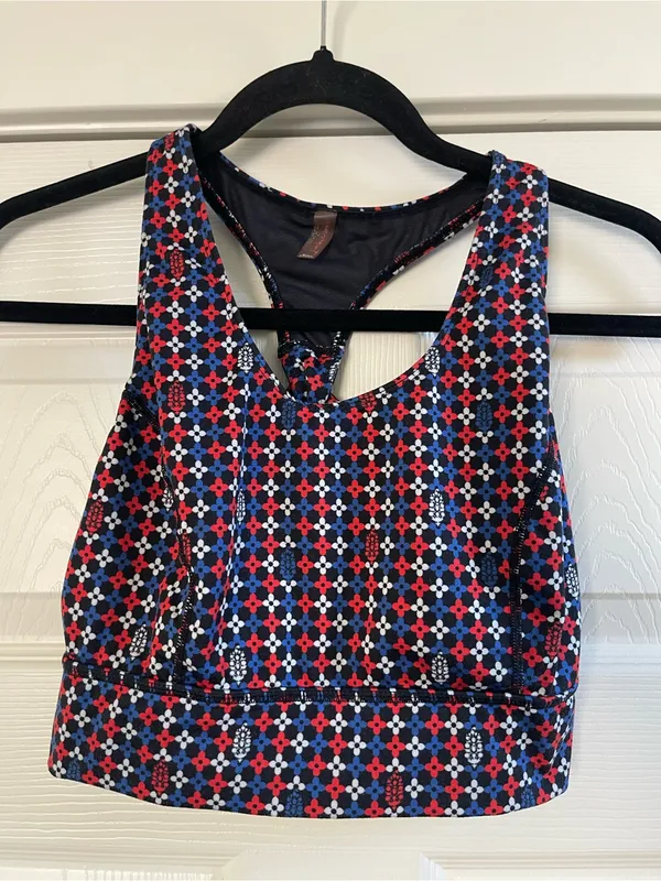 Women’s Free People FP Movement Odessa Printed Sports Bra Size S - Image 3