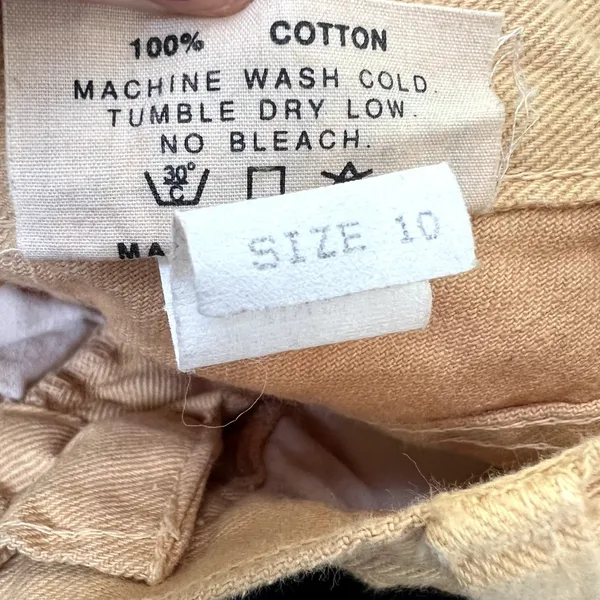 Yellow Classic Vintage Match Dull Yellow Jeans Size 10 (Fits like a‎ modern 4) - Image 8