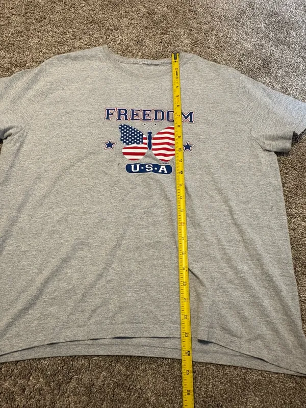 (No Brand) Freedom USA Graphic Tee: Best for Size L/XL - Image 7