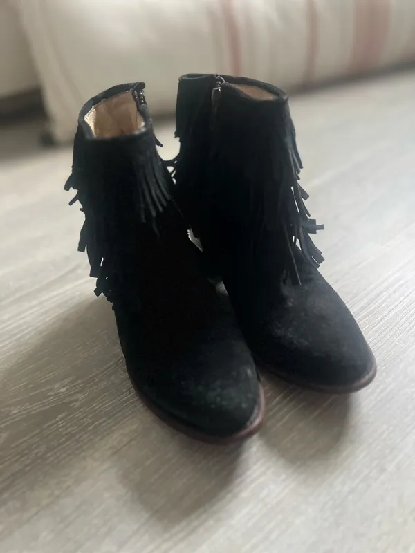 FREEBIRD by Steven Black Belle fringe Leather Boots - Image 7