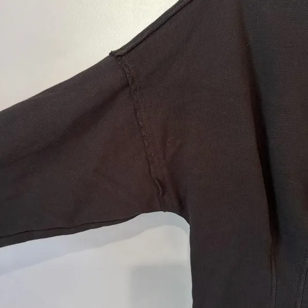 Pilcro Anthropologie Corset Sweatshirt Sweater Small Organic Cotton #1000 - Image 5