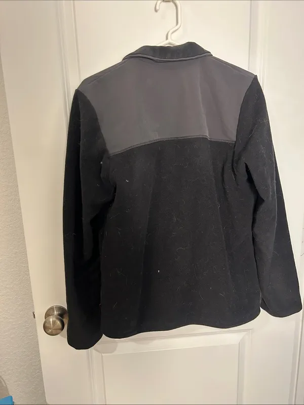 Helly Hansen Black Performance Fleece Jacket with Gray Yoke - Image 5