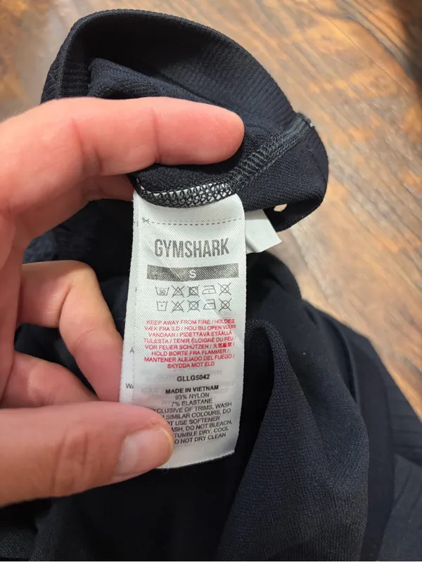Gymshark Black Seamless Performance Leggings S - Image 4