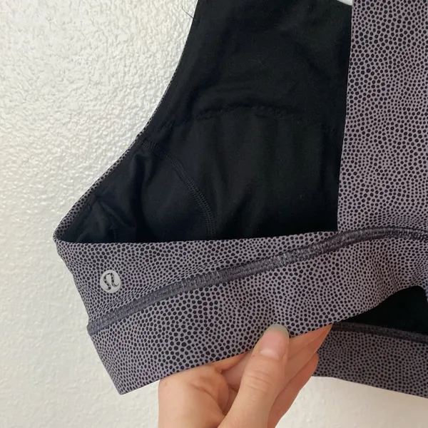 Lululemon 12 Fast & Free Bra in Disperse Dusky Lavender Black - Image 8