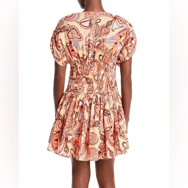 A.L.C. Luna Smocked Split-Sleeve Mini Dress 2 - Image 13