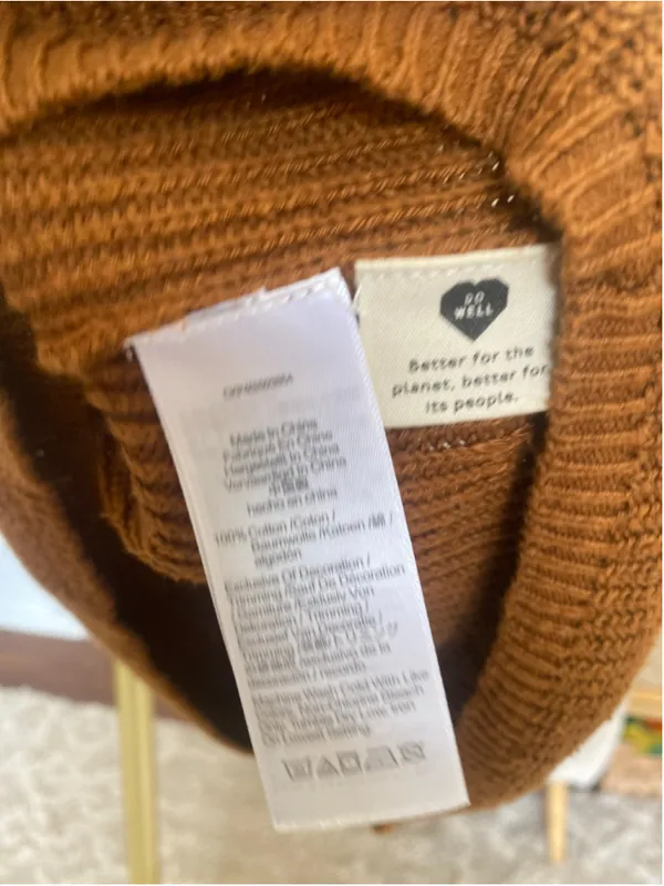 Madewell Ribbed Knit Tank Top Vest Scoop Neck Boho Soft Earthy Layering Preppy L - Image 5