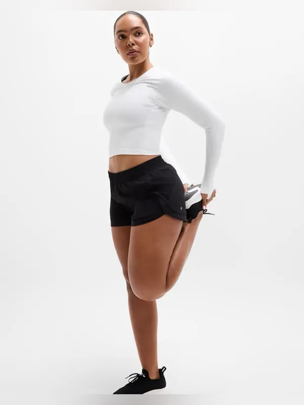 Athleta Mesh Racer Run Mid Rise 4" Short - Image 2
