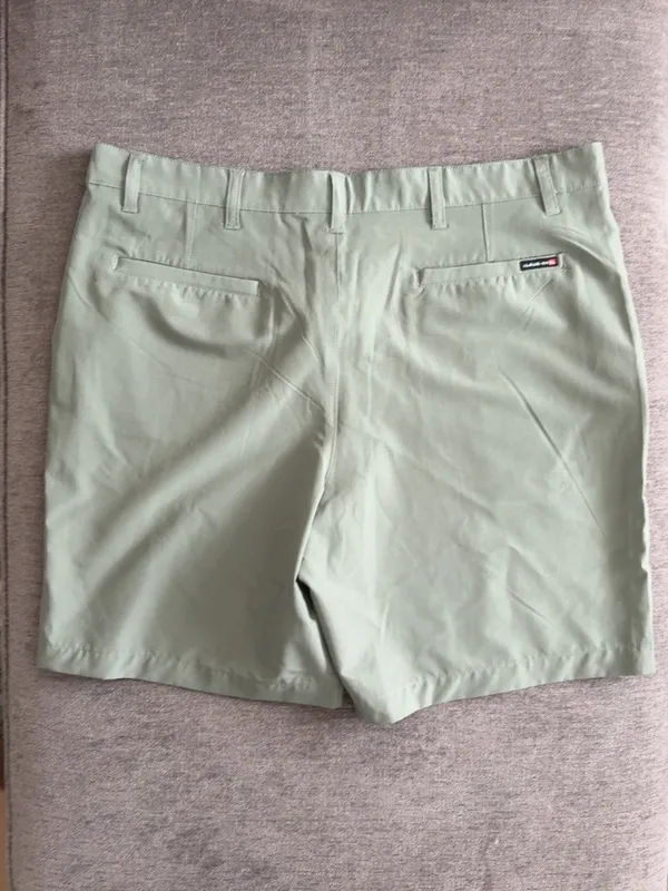 Quiksilver Men’s Hybrid Shorts – Size 38 – Light Sage Green – Board Shorts – Never Worn - Image 2