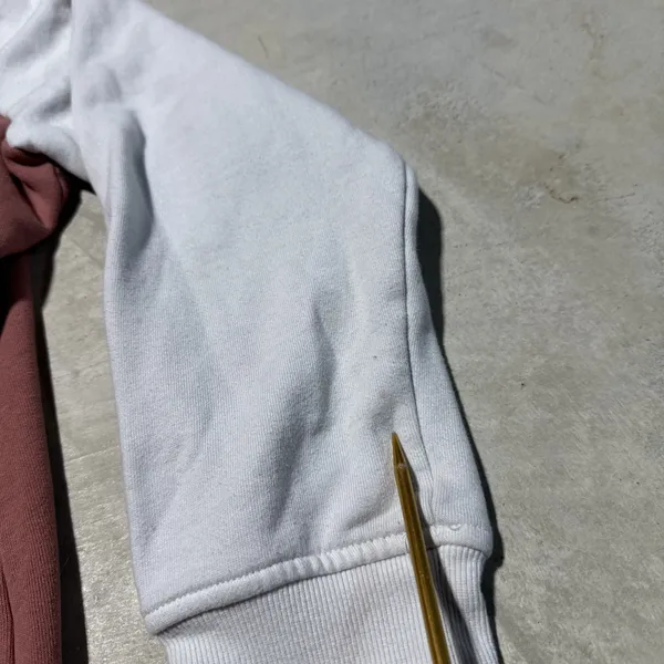 Harley Davidson Women's SZ 2XL Light Pink Hooded Zippered Sweater Embroidered - Image 6